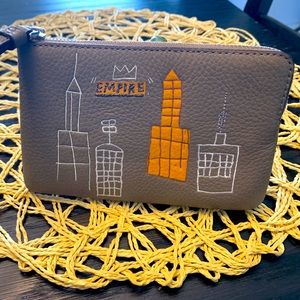 Coach X Jean Michel Basquiat wristlet